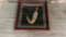 ANTIQUE ARABIC DAGGER IN DISPLAY CASE