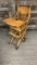 ANTIQUE HIGH CHAIR.
