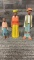 WOOD CARVED FOLK ART FAMILY BY ADRIAN R WOODALL