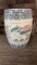 CHINESE PINK & GREEN CERAMIC GARDEN STOOL