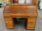 ANTIQUE ROLL TOP DESK.