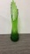 MCM GREEN SWUNG GLASS VASE