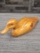 HAND CARVED WOODEN DECOY DUCK