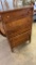 ANTIQUE WOOD DRESSER.