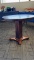 ANTIQUE OVAL WOOD PARLOR TABLE.