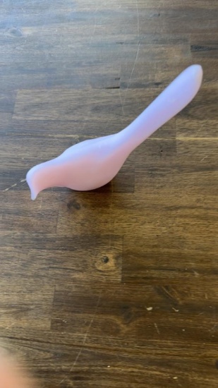 FENTON GLASS LONG TAIL BIRD