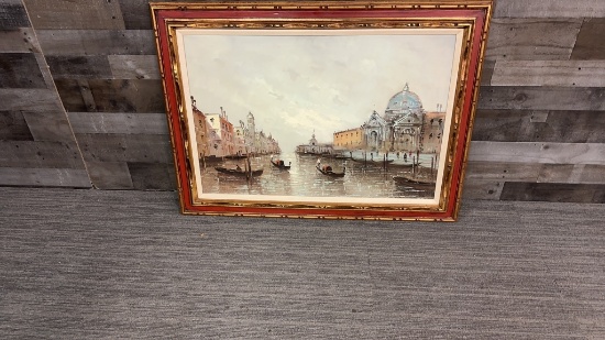 "WATERWAY IN THE VENICE" ANTONIO DEVITY STUDIO STP