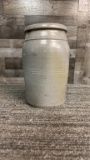 GREY STONEWARE POT