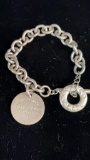 TIFFANY & CO. STERLING BRACELET. 33G