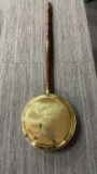 BRASS DEER ETCHED BED WARMER
