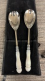 SLAH MOTHER OF PEARL HANDLE SERVING SET