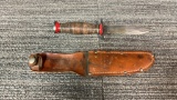 SCHRADE-WALDEN FIXED BLADE BOWIE KNIFE
