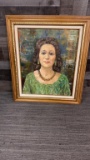 PORTRAIT OF A WOMAN PAINTING BY JACK POHR