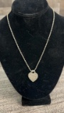 TIFFANY & CO STERLING NECKLACE 22G