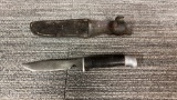 VTG FIXED BLADE HUNTING KNIFE & SHEATH