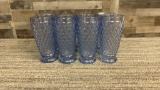 VILLEROY & BOCH BOSTON BLUE GLASS ICE TEA GLASSES