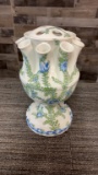 VTG ITALIAN CERAMIC TULIPIERE VASE