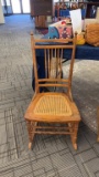 ANTIQUE CHILDS ROCKING CHAIR.