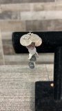 STERLING SILVER CHARM BRACELET 61G