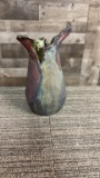 RAKU POTTERY VASE