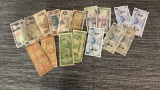 COLOMBIAN & PERUVIAN CURRENCY FROM 1970s