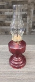 P&A DORSET DIV LAMP RED OIL KEROSENE LAMP