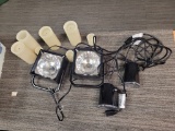 SPOT LIGHTS AND BATTERY OPERATED CANDLES