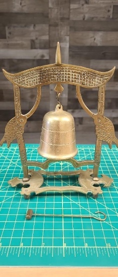 VTG BRASS CHINESE STRIKING BELL