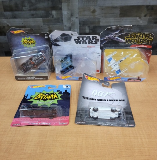 HOT WHEELS: STAR WARS, BATMAN, & JAMES BOND