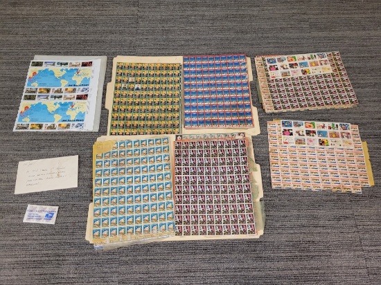 VTG UNUSED STAMP SHEETS