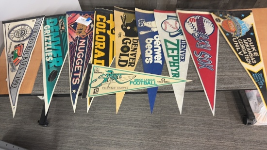 DENVER SPORTS PENNANT FLAGS
