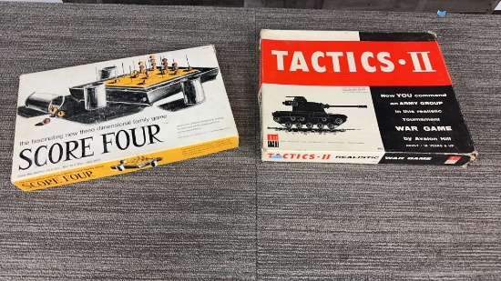 BTG BOARD GAMES: FOUR SCORE & TACTICS II