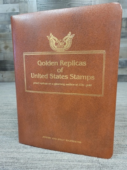 GOLDEN REPLICAS OF UNITED STATES STAMPS