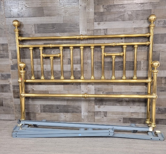 BRASS CANNONBALL  BED FRAME