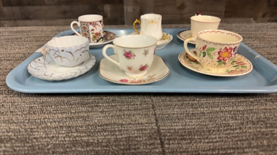 6) DEMITASSE CUP & SAUCER SETS