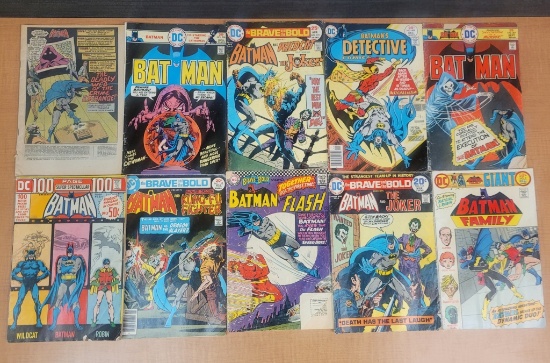 DC BRONZE AGE COMIC BOOKS: BATMAN