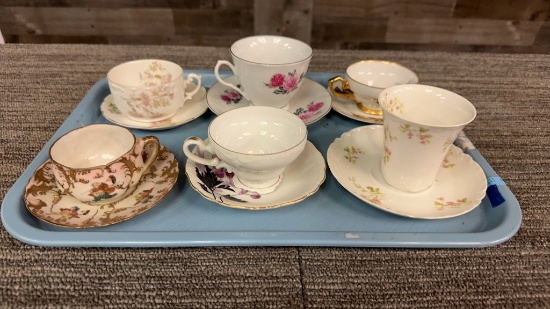 6) TEA CUP & SAUCER SETS