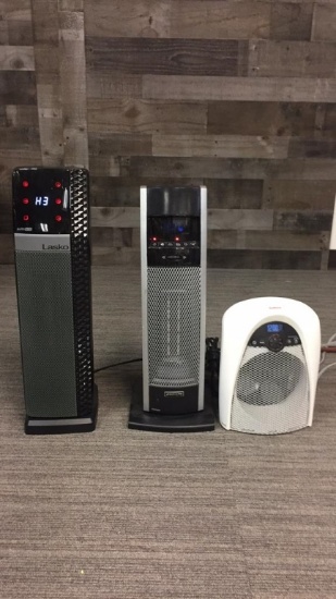 SPACE HEATERS: LASKO, BIONAIRE & SUNBEAM