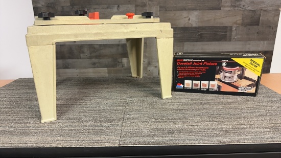 DOVETAIL JOINT FIXTURE & HIRSH ROUTER & SAW TABLE