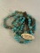 STERLING & TURQUOISE STRETCH BRACELET STACK