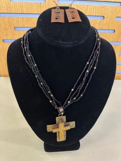 RELIGIOUS NECKLACE & EARRINGS
