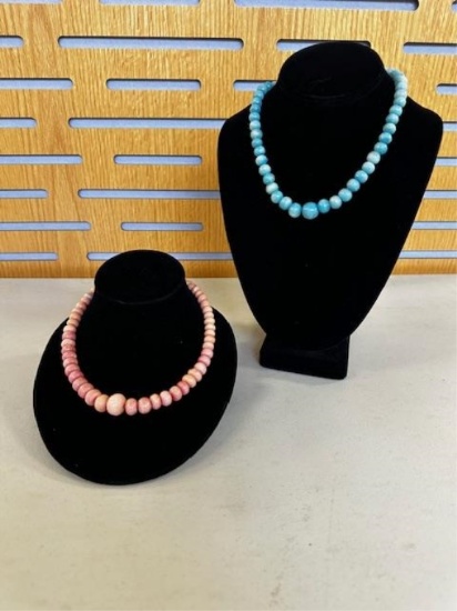 PINK & BLUE NECKLACES
