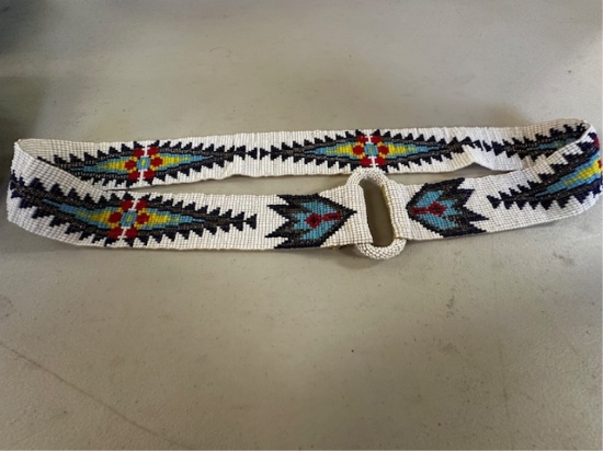 GORGEOUS! NATICE AMERICAN BEADED BELT