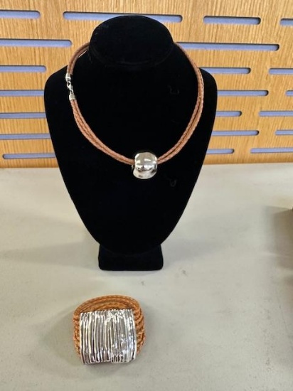 ISRAEL MULTI-STRAND NECKLACE & BRACELET SET
