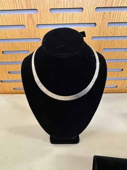 925 SILVER DYADEMA OMEGA NECKLACE     24G