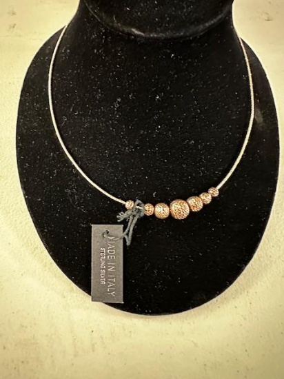 925 SILVER DYADEMA OMEGA NECKLACE       8G