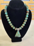 ART DECO PENDANT NECKLACE