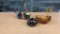 VTG ART GLASS BIRD PAPERWEIGHT FIGURINES