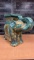 VTG CERAMIC ELEPHANT PLANT STAND