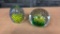 VTG HAND BLOWN GLASS ART PAPERWEIGHTS